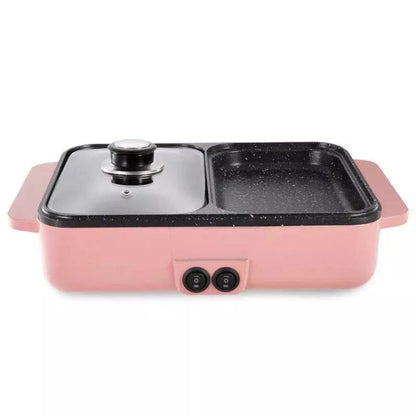 Electric Multifunctional Mini Pot in various colors, compact size for efficient cooking