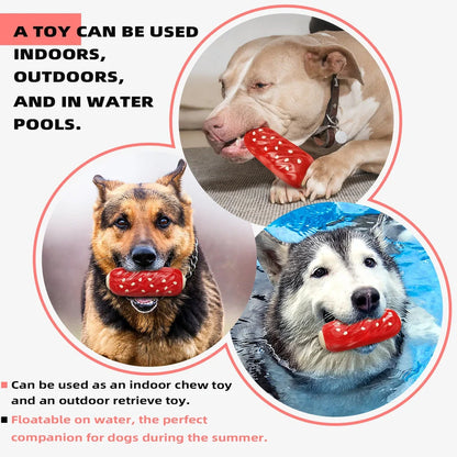 Glue Toothbrush Snack Molar Rod plastic dog toy with textured surface and treat compartment
