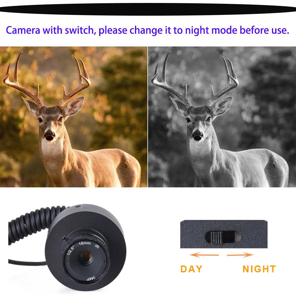 Infrared Night Vision Telescope with HD camera for clear nighttime viewing