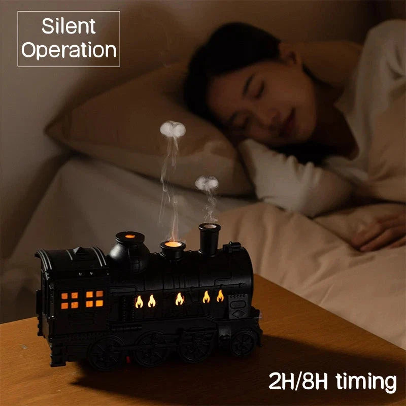Ultrasonic essential oil diffuser with LED light for home and office decor