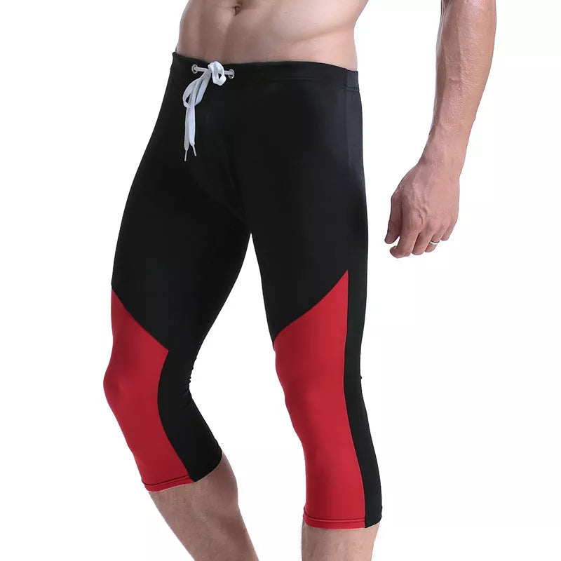 Nylon semi-light swimming pool sports casual pants in various colors