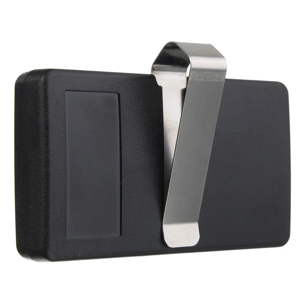 Black three-button garage door remote control for LiftMaster models