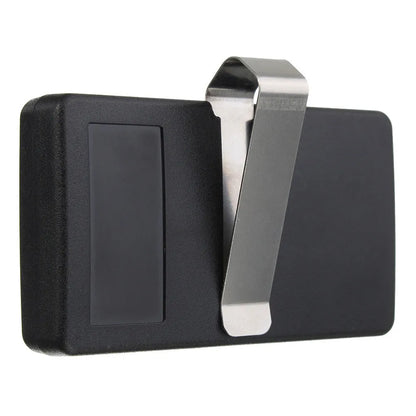 Black three-button garage door remote control for LiftMaster models