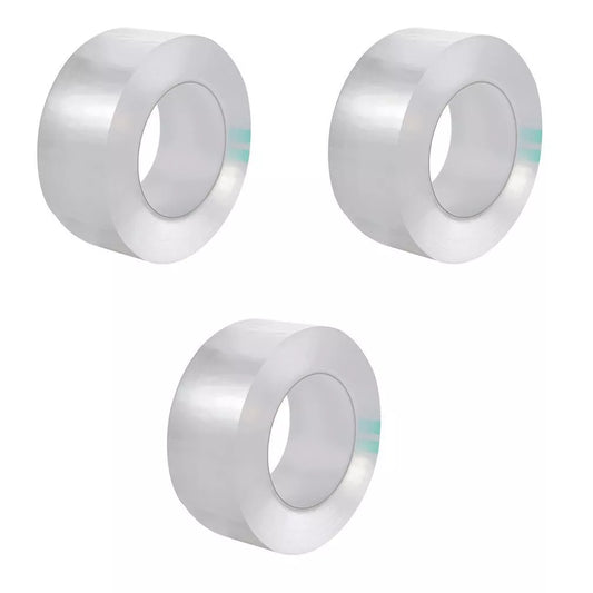 Transparent nano tape with strong adhesive, washable and reusable for various applications