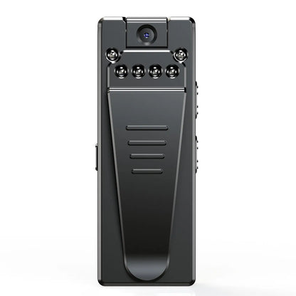 Black 1080p HD DV camera with a rotating lens on a stand.