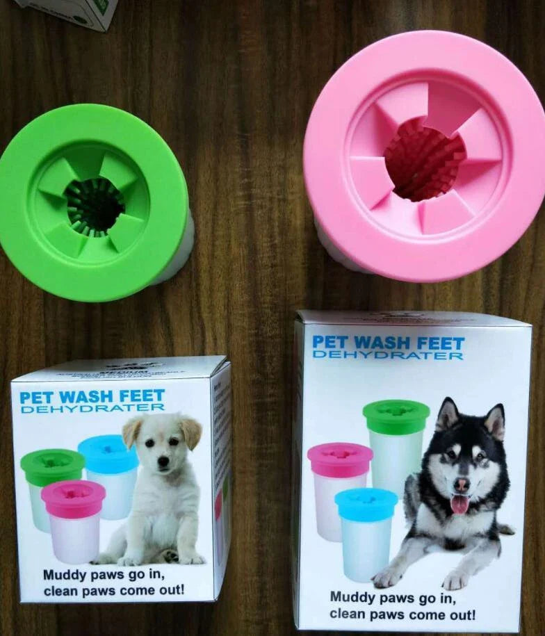 Premium Silicone Dog Paw Cleaning Cup