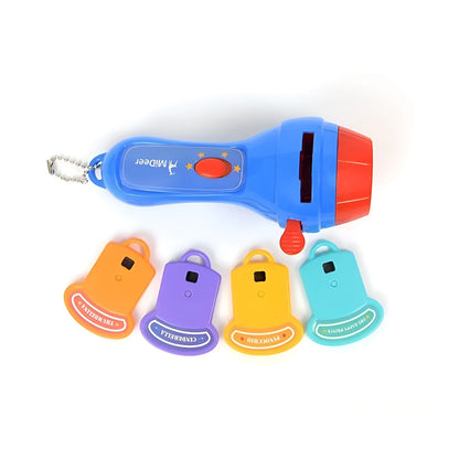 SmartKids Kids Storybook Projector Torch with four projection discs and LED light