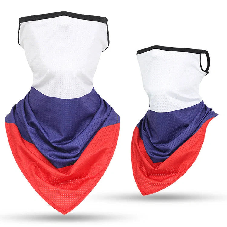Breathable Face Guard Thin Tubular Ring Scarf in various colors for sun protection