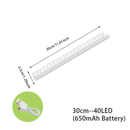 Stainless steel wireless LED motion sensor night light with magnetic wall mounting