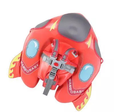 Baby Swimming Ring Floats with UPF 50+ sunshade for safe outdoor swimming