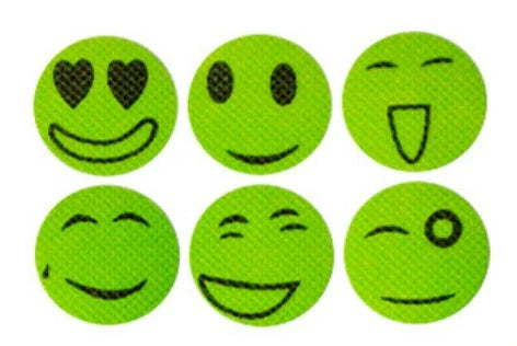 Summer Smile Mosquito Sticker 6-Pack in random colors, non-toxic mosquito repellent