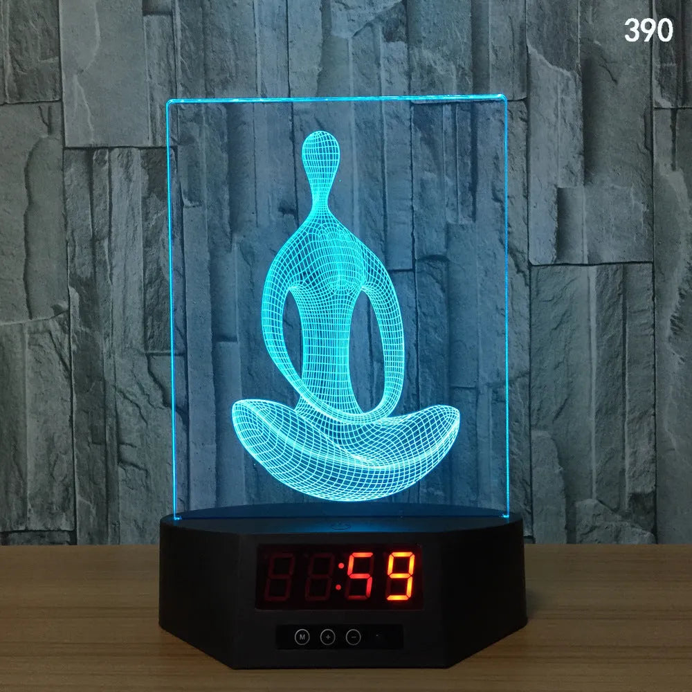 Glowing 3D dolphin LED night light on a table with remote control