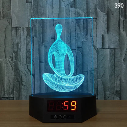 Glowing 3D dolphin LED night light on a table with remote control