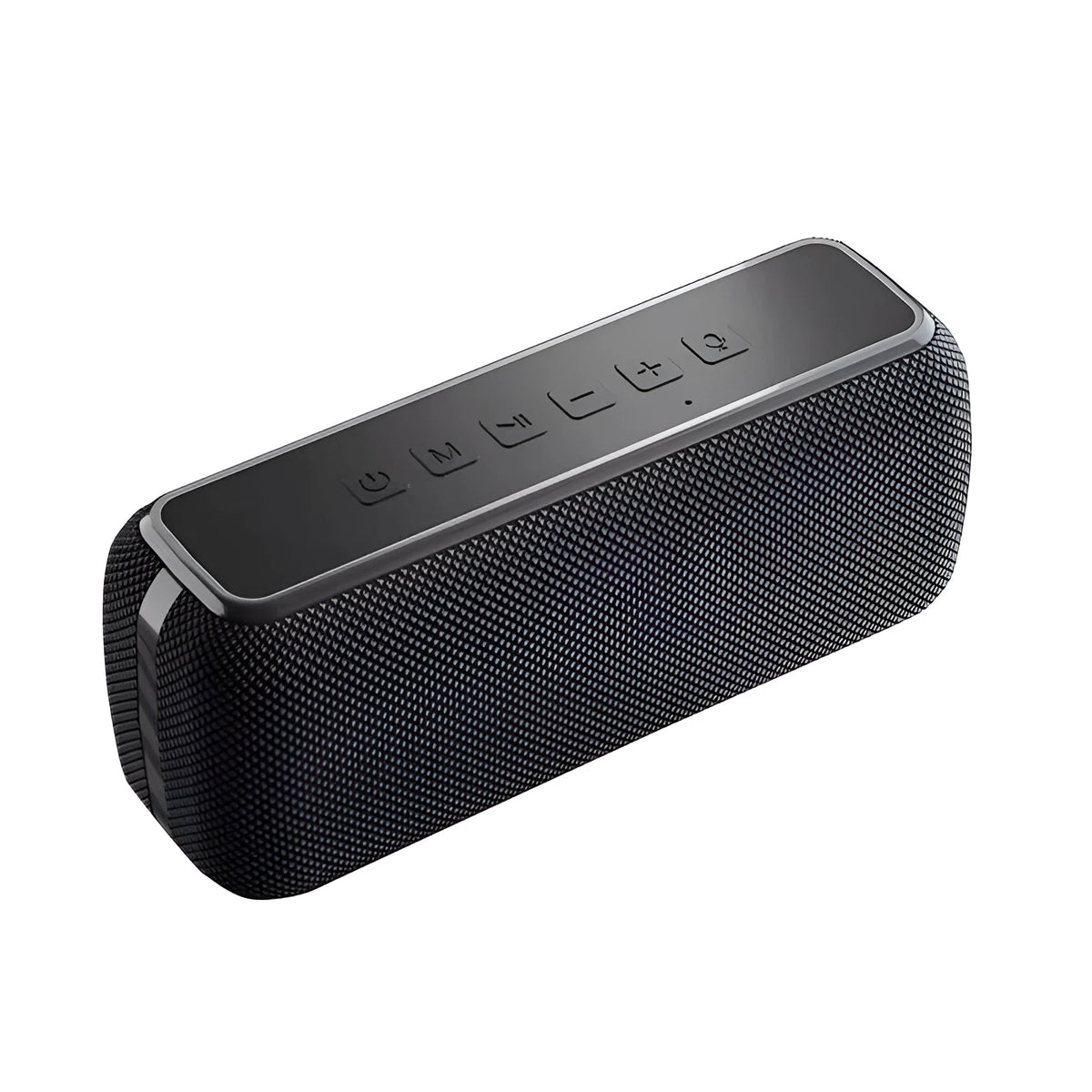 60W fabric DSP Bluetooth speaker V7 Pro, black blue red, IPX5, 6600mAh