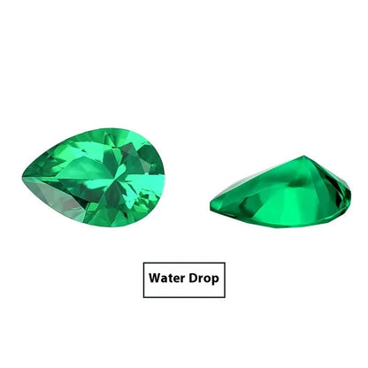 Cultivated emerald gemstones in round and grandmother cuts with Columbia green treasure colour