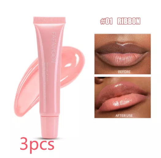Glossy Lip Glaze in Tea Red - Waterproof, Hydrating Lip Color