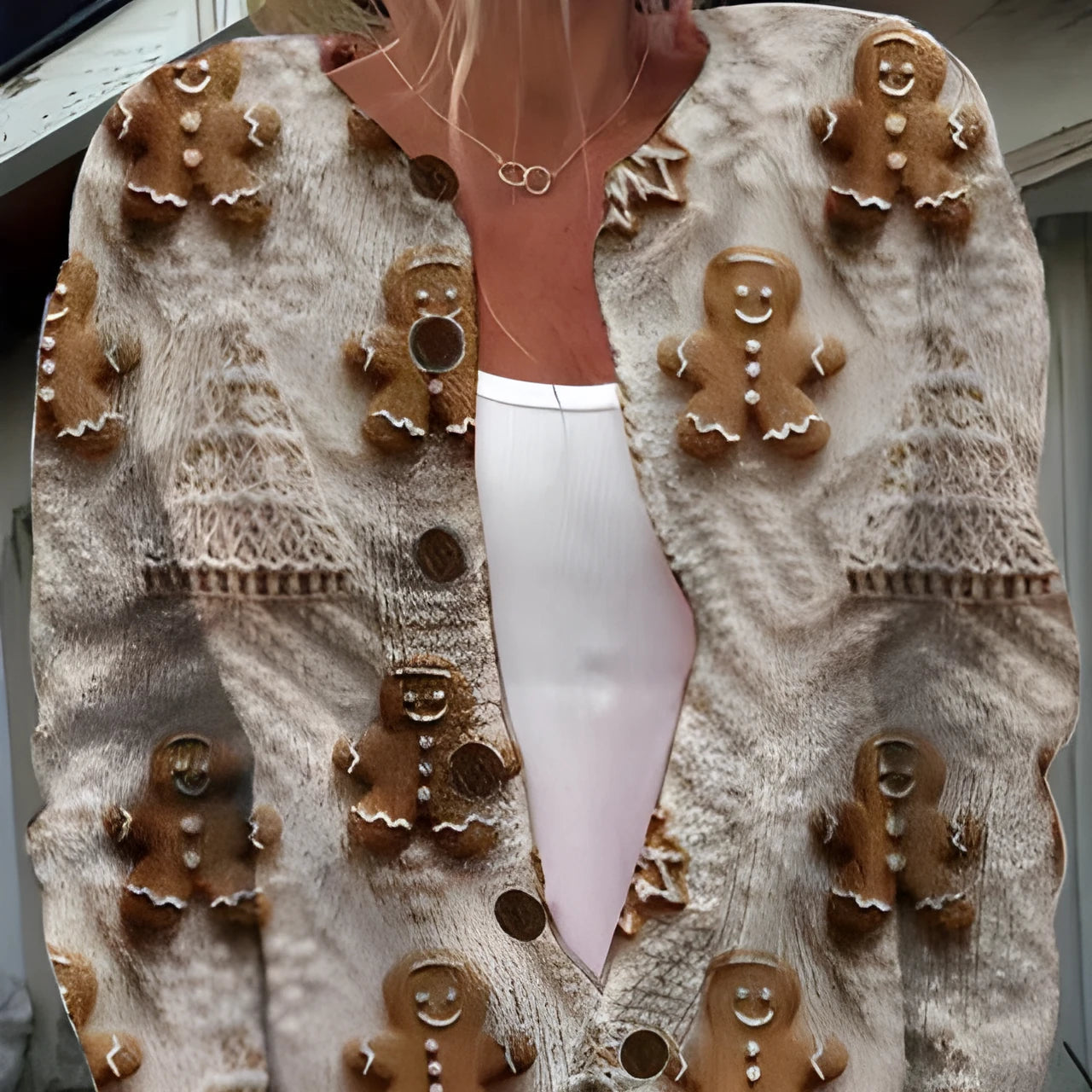 Men's loose fit printed polyester top with lapel collar shown in digital printing design