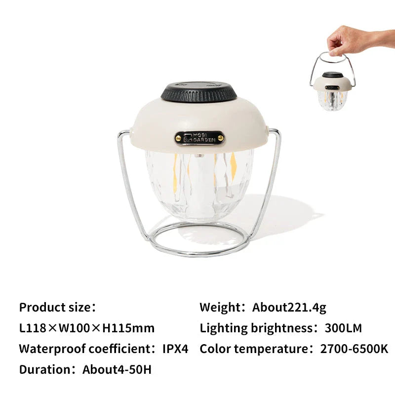 Camping Lantern LED Lighting - Portable, Rechargeable Outdoor Lantern for Camping, Hiking, and Outdoor Adventures