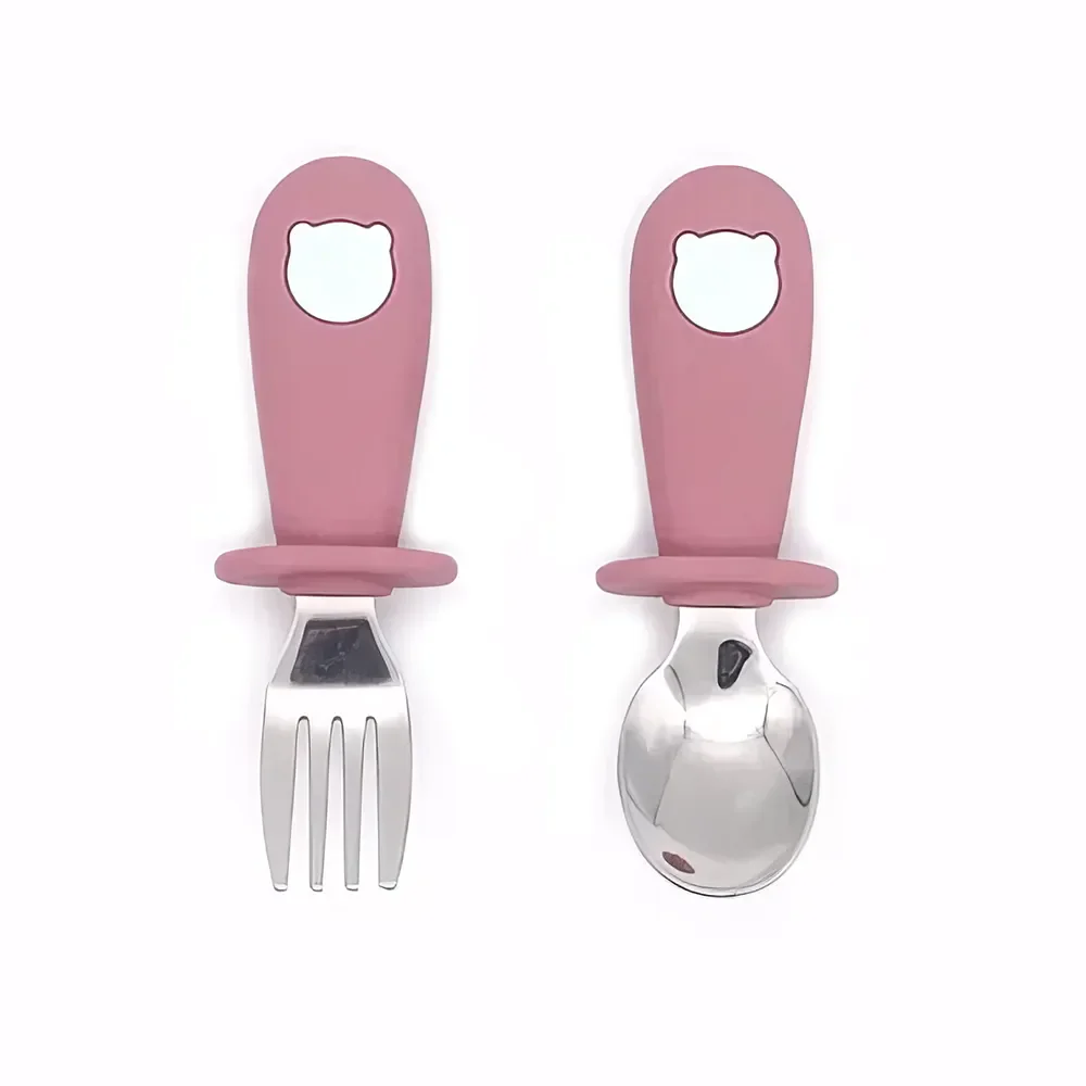 Baby Cartoon Stainless Steel Tableware Set - Durable, Safe, and Adorable Dining Set for Toddlers and Young Children