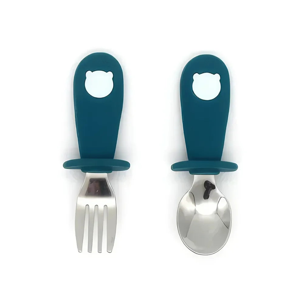 Baby Cartoon Stainless Steel Tableware Set - Durable, Safe, and Adorable Dining Set for Toddlers and Young Children