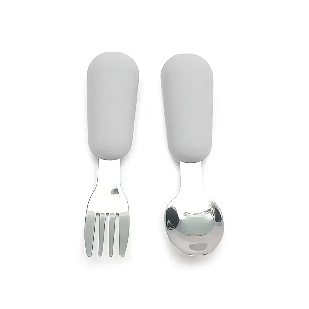 Baby Cartoon Stainless Steel Tableware Set - Durable, Safe, and Adorable Dining Set for Toddlers and Young Children