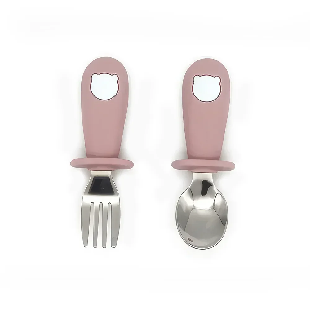 Baby Cartoon Stainless Steel Tableware Set - Durable, Safe, and Adorable Dining Set for Toddlers and Young Children