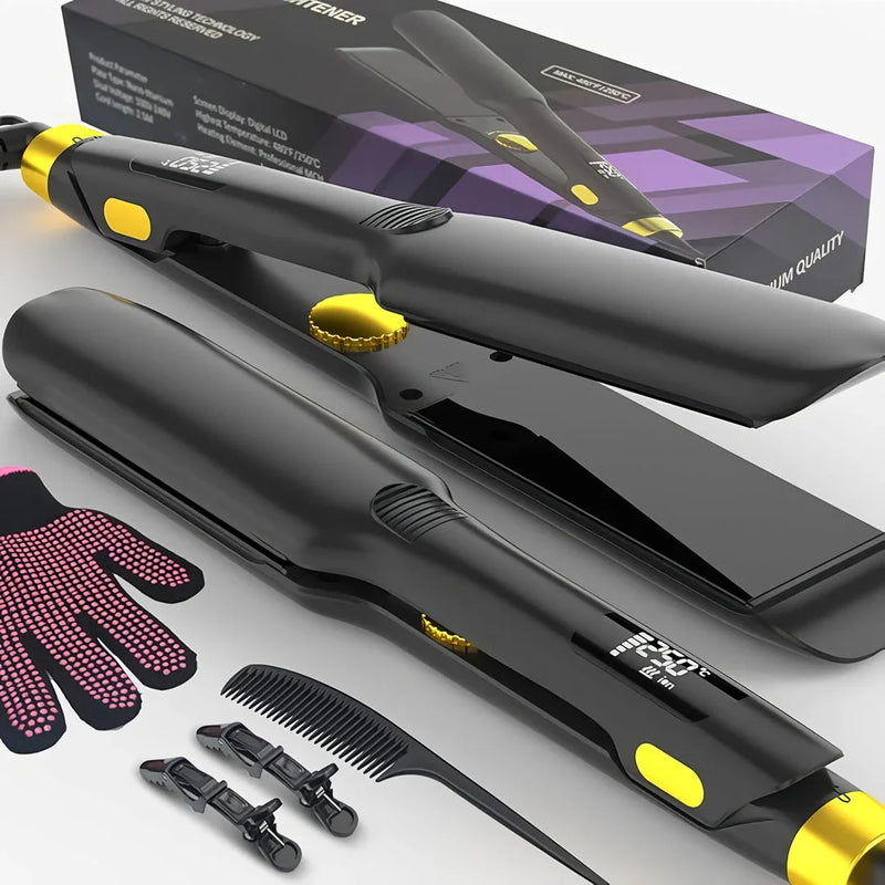 Hhomeenjoy  High-Performance Ceramic & Titanium Hair Straightener