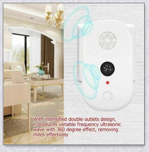 SonicGuard Dust Mite and Bed Bug Killer Device - Ultrasonic Pest Control Solution for Allergy-Free Home Protection