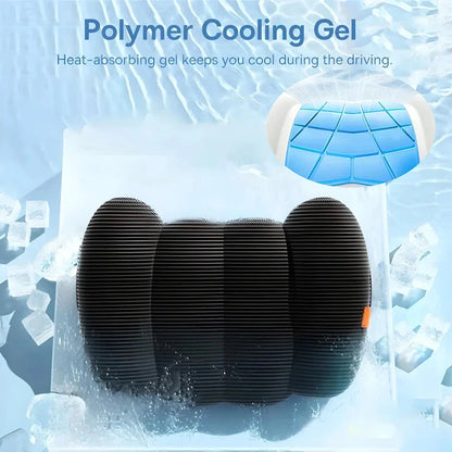 Car Neck & Waist Pillow Cushion - Ergonomic Design for Optimal Neck and Lumbar Support