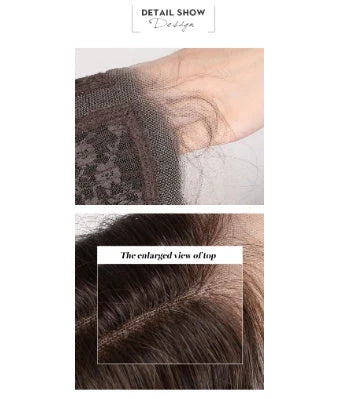 High-quality high-temperature fiber chemical fiber hair forehead wig for women in gradient gold color