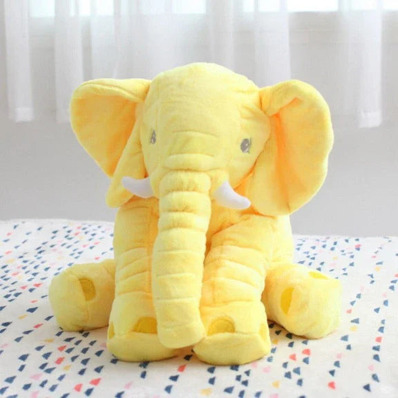 Soft and cuddly big elephant plush toy in various colors, perfect for babies, toddlers, and children