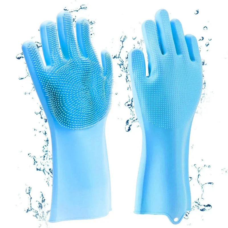 Hhomeenjoy Pet Grooming Silicone Gloves