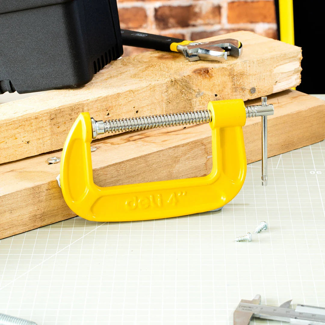 Heavy Duty 4'' 5'' G Clamp for Woodworking and DIY Projects - Secure Your Work with Unmatched Strength