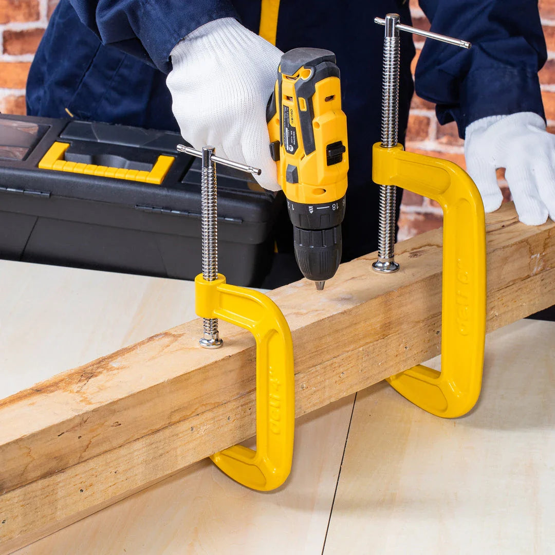 Heavy Duty 4'' 5'' G Clamp for Woodworking and DIY Projects - Secure Your Work with Unmatched Strength