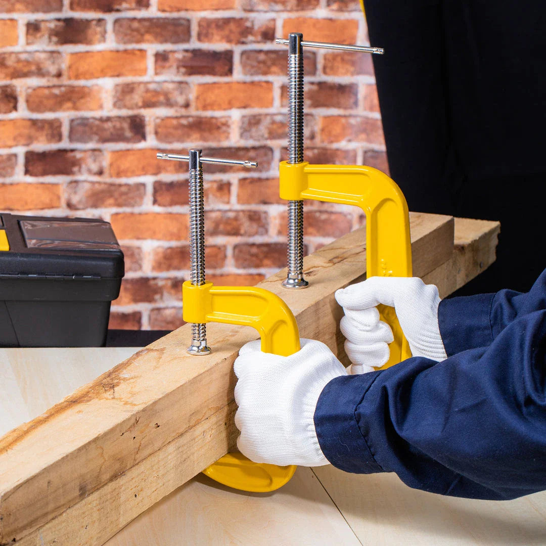 Heavy Duty 4'' 5'' G Clamp for Woodworking and DIY Projects - Secure Your Work with Unmatched Strength