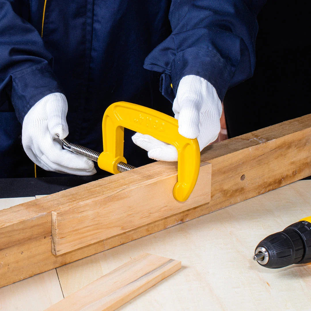 Heavy Duty 4'' 5'' G Clamp for Woodworking and DIY Projects - Secure Your Work with Unmatched Strength