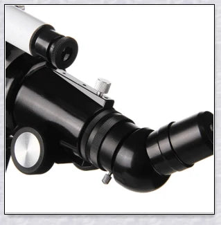 Professional astronomical telescope with adjustable tripod, Barlow lens, and eyepieces for clear, high-resolution views of the night sky