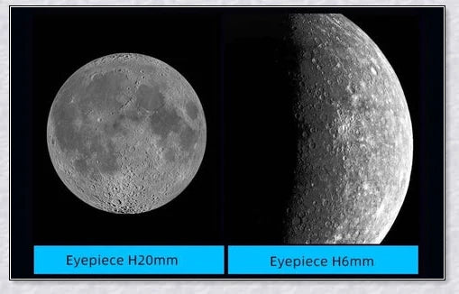 Professional astronomical telescope with adjustable tripod, Barlow lens, and eyepieces for clear, high-resolution views of the night sky