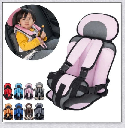 Infant Safe Portable Car Baby Safety Seat with 5-point harness, adjustable straps, and plush padding for maximum comfort and protection
