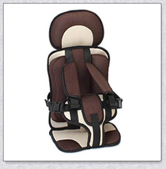 Infant Safe Portable Car Baby Safety Seat with 5-point harness, adjustable straps, and plush padding for maximum comfort and protection