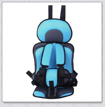 Infant Safe Portable Car Baby Safety Seat with 5-point harness, adjustable straps, and plush padding for maximum comfort and protection