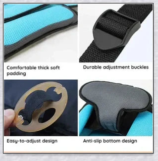 Infant Safe Portable Car Baby Safety Seat with 5-point harness, adjustable straps, and plush padding for maximum comfort and protection