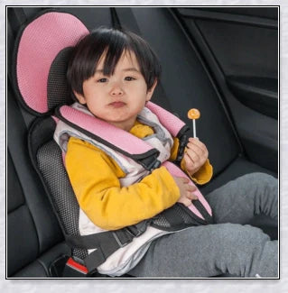 Infant Safe Portable Car Baby Safety Seat with 5-point harness, adjustable straps, and plush padding for maximum comfort and protection
