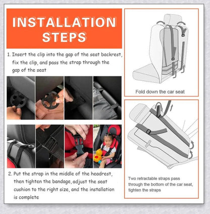 Infant Safe Portable Car Baby Safety Seat with 5-point harness, adjustable straps, and plush padding for maximum comfort and protection