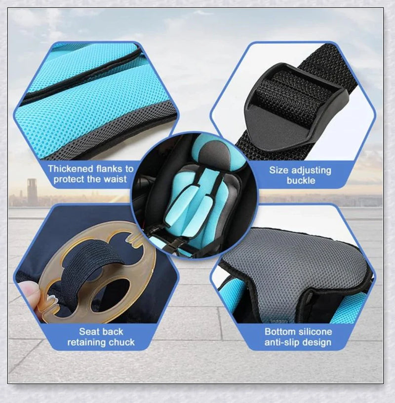 Hhomeenjoy Infant Safe Portable Car Baby Safety Seat Child Secure Seat Belt Vest