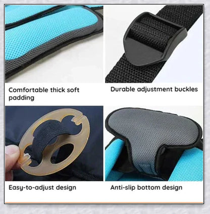 Infant Safe Portable Car Baby Safety Seat with 5-point harness, adjustable straps, and plush padding for maximum comfort and protection