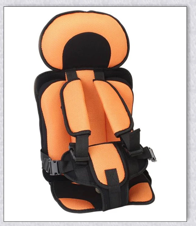 Infant Safe Portable Car Baby Safety Seat with 5-point harness, adjustable straps, and plush padding for maximum comfort and protection