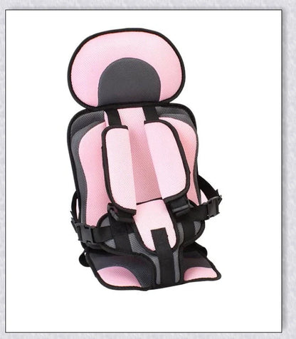 Infant Safe Portable Car Baby Safety Seat with 5-point harness, adjustable straps, and plush padding for maximum comfort and protection