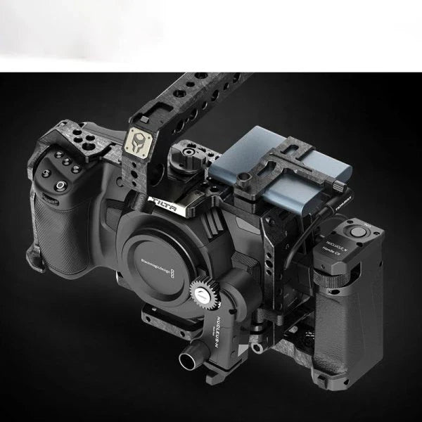 Premium aluminum alloy camera protective case with versatile mounting options for secure camera gear storage and transportation