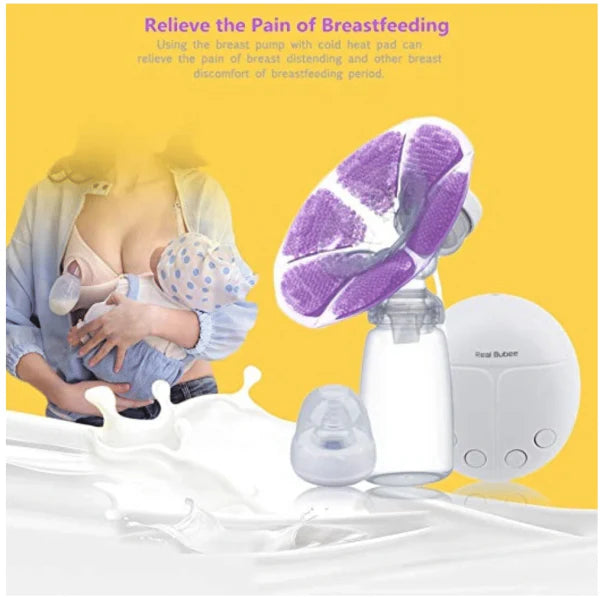 Electric Breast Double Pump with Dual-Suction Design, Soft Massage Cushions, and Multiple Power Options for Convenient Breastfeeding
